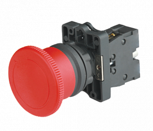 Кнопка грибок "СТОП" с фиксацией и поворотом красная IP65 Ø40мм купить