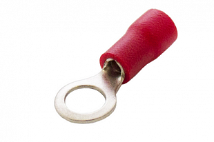 Наконечник кольцевой сечение 0,5-1,5  кв.мм отверстие под М5 цвет красный (1пакет/50шт) купить