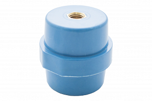 Опорный изолятор типа "бочонок" SM 12кВ H=40мм цвет синий (1 упак./10 шт.) купить