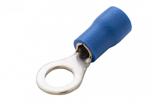 Наконечник кольцевой сечение 1,5-2,5  кв.мм отверстие под М5 цвет синий (1пакет/50шт) купить