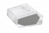 Зажим втычной 5-гнезд прозрачный с серой вставкой макс.сечение 2,5  кв.мм 24 А (1пакет/50шт)
